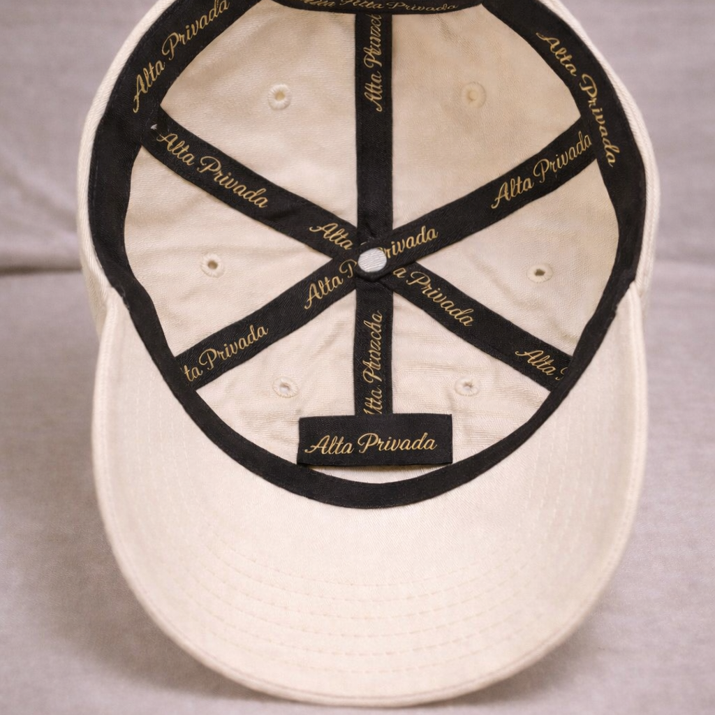 Alta Privada Signature Strapback – Ivory/Black