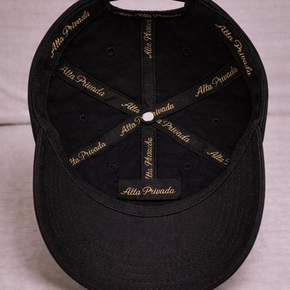 Alta Privada Signature AP Strapback – Black/Gold