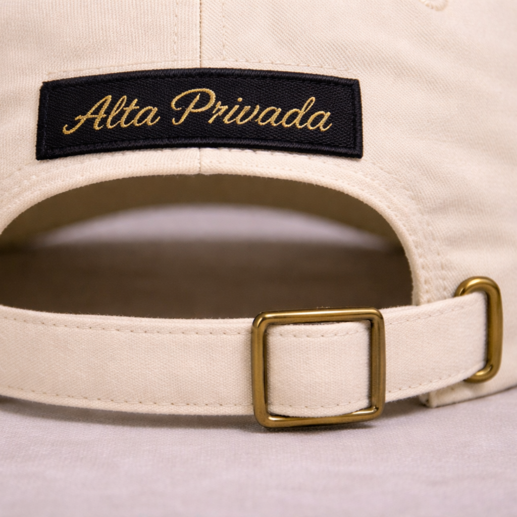 Alta Privada Signature Strapback – Ivory/Black