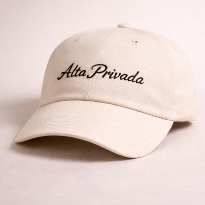 Alta Privada Signature Strapback – Ivory/Black