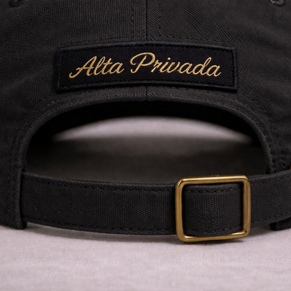 Alta Privada Signature AP Strapback – Black/Gold